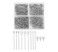 GTYHH 1 Caja De Materiales para Cuentas De Pulsera, con Caja De Almacenamiento, Que Incluye Alfileres, Alfileres De Cadena con Diferentes Especificaciones, Accesorios De Joyería DIY.