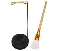 GTYHH 1 Quemador De Incienso, 1 Cepillo para Barrer Polvo, Soporte De Incienso con Base De Madera, Soporte De Incienso Creativo, Decoración De Quemador De Incienso De Escritorio