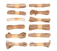 GTYHH 12 Piezas Trenzadas, Artesanías De Bricolaje, Embalaje De Regalos, Bandas De Avestruz, Ligamentos Decorativos De Boda.