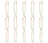 GTYHH 15 Piezas De Alfileres De Cuentas, Alfileres De Cuentas En Varios Tamaños, Alfileres De Cuentas Simples, Alfileres De Seguridad para Ropa, Alfileres De Seguridad Fuertes