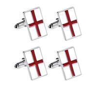 GTYHH 2 Pares De Puños De Bandera, Insignias Creativas De Bandera, Broche De Recuerdos, Adornos De Camisa Para Hombres.