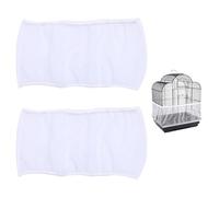 GTYHH 2 Piezas Cubiertas De Red para Jaula De Pájaros, Cubiertas De Red Elásticas Suaves, Accesorios para Jaulas De Pájaros, Red De Protección para Jaulas De Pájaros