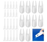 GTYHH 20 Piezas De Enchufes De Aire Yogamall Y 10 Partes del Desarmado De Aire, Accesorios De Bola De Yoga, Reemplazo De Bola De Fitness, Masaje -Parada De Aire De Balón.