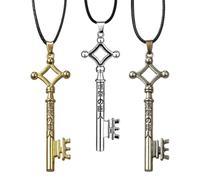 GTYHH 3 Collares En Forma De Llave Contienen Elementos Clave, Lo Que Significa Exploración De La Verdad, Comic-con Y Ropa De rol.