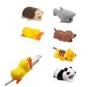 GTYHH 6 Piezas Fundas para Cables De Datos De Animales Pequeños, Fundas para Cables De Datos Creativas, Lindas Fundas para Cables De Datos, Accesorios para Cables De Datos