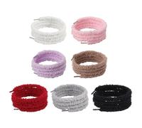 GTYHH 7 Pares De Cordones De Felpa, Lindos Cordones Decorativos, Cordones Anchos, Cordones Elásticos Suaves, Accesorios Para Zapatos, Reemplazo De Cordones