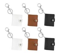 GTYHH Álbum De Fotos De 6 Piezas, Álbum De Fotos De Cuero PU, Mini Álbum De Fotos, Álbum De Fotos Simple, Álbum De Fotos Portátil