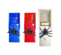 GTYHH Caja De Araña De 3 Piezas, Caja De Broma De Araña Aterradora, Accesorios De Broma para Adultos, Caja Pequeña Divertida, Accesorios De Broma De Fiesta
