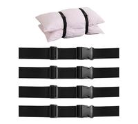 GTYHH Cinturón De Corbata De Edredón De 4 Piezas, Hebilla Ensanchada, Fuerte, Extensible, Firme Y Ajustada, Adecuado para Mover, Almacenar, Acampar Al Aire Libre.