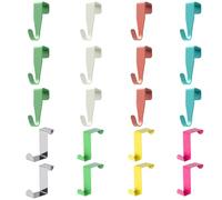 GTYHH Juego De 20 Ganchos para Puerta, Percheros De Colores, Perchero para Puerta, No Es Necesario Taladrar, Los Ganchos para Puerta Se Pueden Usar Solos, Ganchos para Colgar Ventanas