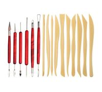 GTYHH Juego De Herramientas De Arcilla De 16 Piezas, Herramientas De Escultura De Arcilla, Herramientas De Arcilla Polimérica, Herramientas Y Accesorios De Arcilla Seca Al Aire