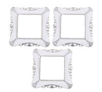 GTYHH Placa De Cubierta De Interruptor De Luz De 3 Piezas, Placa De Cubierta De Interruptor De Luz De Plástico, Placa Decorativa De Interruptor De Botón, Decoración De Interruptor De Pared del Hogar