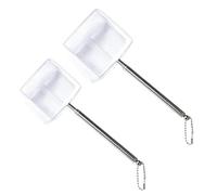 GTYHH Red De Pesca para Acuario De 2 Piezas, Red De Malla Fina, Mango Telescópico, Acero Inoxidable, Duradera Y Fácil De Usar, Limpieza De Piscinas Pequeñas Y Pesca.