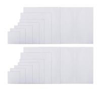 GTYHH Telas Punto de Cruz en Tamaños Varios - 8 Piezas Blancas para Bordar