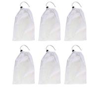 GTYLF Bolsa de limpieza de hojas de piscina con cordón de bloqueo, lavable, bolsas de red de vacío para piscinas, estanques, bolsa de repuesto para aspiradora