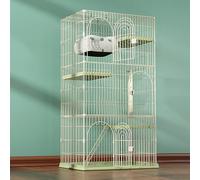 Gtzly Casa para Gatos Interior DIY Parque Infantil for Gatos Perreras de Alambre de Metal Desmontables Recintos for Gatos, Recintos for Gatos Ensamblados Lugar de Ejercicio Grande Condominio (Size :