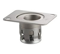 GU B-00280-20-0-8 BKS B00280-Casquillo de Suelo para Puerta (Ajustable, Acero Inoxidable), Plata