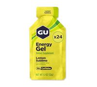 GU Energy Gel Energizante de Limón - Paquete de 24 x 32 gr - Total: 768 gr