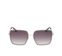 Gafas Guess Square Metal amarillo dorado con lentes espejadas morado mujer