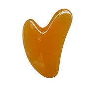 Gua Sha-Board Jade Rango Masaje facial natural Masajeador facial Relajación muscular Estiramiento Fino Fine Gouache-estilo c