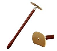 Gua Sha Body Tool - Brass Wood 14.56 Inch | Long Handle Massager Ergonomic