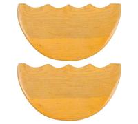 Gua Sha De Madera Tablas de raspado Gua Sha madera, herramientas masaje marrón claro, masajeador for raspar el cuerpo, portátil, for hogar, Facial, cuello y piernas, 2 uds