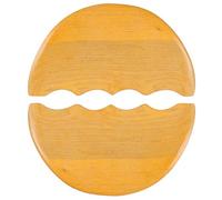 Gua Sha De Madera Tablero Gua Sha de madera for cara, cuello, piernas, pies, herramienta raspado corporal portátil, color marrón claro, 2 uds