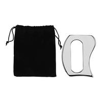 Gua Sha Herramienta de masaje Acero inoxidable, Guasha Tools Tablero de raspado Fascia Acupuntura Masaje Alivio del dolor muscular Material de terapia física para liberación miofascial, Movilización