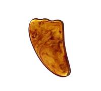 Gua Sha Herramienta facial, tablero Guasha de resina natural para punto de activación de acupuntura SPA, herramienta de masaje de raspado Gua Sha UmR289