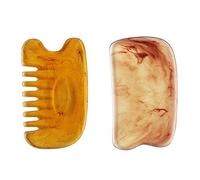 Gua Sha - Juego de 2 herramientas de masaje para rascar, cera de abeja