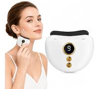 Gua Sha Masajeador Facial con Calor, Vibración, Luz Roja, 45°~55°