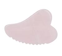 Gua Sha Tool, Herramienta Gua Sha de Cuarzo Rosa, Tabla de Raspado Portátil para Aliviar el Dolor Y el Dolor, para el Hombro, Abdomen, Piernas, Tratamiento de Punto de Activación de Jade en Forma de C