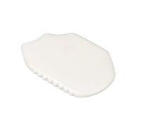 Gua Sha Tools, herramienta de masaje para raspar Guasha de jade blanco natural, tabla de gua sha facial, ayuda a reducir el dolor muscular y la relajación