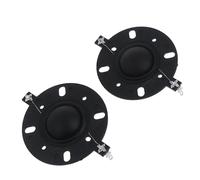 Guaber 2 altavoces de cúpula de 25,5 mm, 4 pulgadas, bobina de voz aguda, marco redondo, 25 mm, película de seda, tweeter HiFi para el hogar