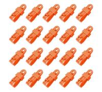 Guaber 20 piezas grandes anclas de tienda a prueba de viento clip de toldo clip textura PP para hamacas camping y equipo al aire libre gancho camping a prueba de viento