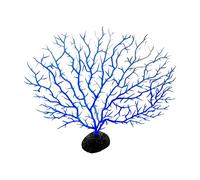 Guaber Artificial Corals Branch Decors Sea Fan Decorations Faux Decors Aquariums Ornament Fish Tanks Landscape Artificial Coral Branch Décor