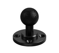 Guaber Base de aluminio con cabeza esférica de 25 mm para trípodes de cámara, soporte de teléfono y tableta
