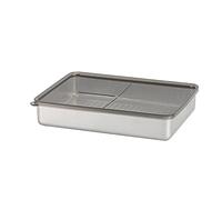 Guaber Bentos - Lonchera de acero inoxidable para almacenamiento de alimentos, a prueba de fugas, contenedor de preparación de comidas para mantener la organización de las frutas frescas con tapa