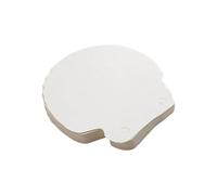 Guaber Cuaderno reflectante con forma de concha natural, blocs de notas para mentes creativas y estilos de naturaleza, carpeta de conchas