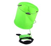 Guaber Cubo de agua portátil para pesca con estructura de ahorro de espacio, plegable, para pesca en lago/playa, accesorios multiusos