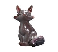 Guaber Escultura De Mascota Té Cerámica Activada por Calor Adorno Hecho A Mano Que Cambia Color para Amantes del Y Decoración del Hogar Ceremonia Cerámica Regalo para Coleccionistas