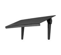 Guaber Estantes ajustables para pantallas de televisores, monitores de computadora, estante de almacenamiento superior para televisores, caja multimedia, routers, estantes, soporte de exhibición de