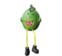 Guaber Estatuilla de pie colgante de frutas, acceso al escritorio con temática de frutas para habitación y estante, adorno de escritorio de oficina