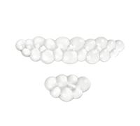 Guaber Juego De Reposamuñecas Gel Refrescante para Ratón Y Teclado Absorbente Sudor Forma Nube Alfombrilla Escritorio para Ordenador Accesorios Alfombrilla Escritorio con Relleno