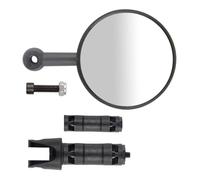 Guaber Manillar universal de bicicleta con espejo plegable a prueba de golpes y visión de gran angular para carretera de montaña