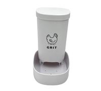 Guaber Multi Purpose Poultry Feeder For Shells and Grit Plastic Construction Easy To Clean Outdoor Use Chicken Shell Dispenser