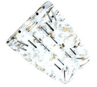 Guaber Placa trasera ajustable de aluminio con control de flotabilidad equilibrado, adecuada para exploración de océanos y entrenamiento de piscina, placa trasera de buceo