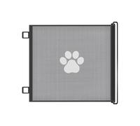 Guaber Retractable Dog Gate For Small Pet Stair Barrier Flexible Indoor Outdoor Use Fit Narrow Space Childproofing Hallways Childproof Adjustable Pet Barrier