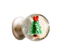 Guaber Tirador Decorativo De Resina para Cajón Estilos Festivos para Puerta Armario Herramienta Configuración Sencilla Decoración del Hogar Navideño Resina