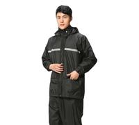 Guaber Traje De Lluvia Transpirable Para Hombres Con Adornos Reflectantes Para Desplazamientos Aire Libre Y Ciclismo En Ciclismo